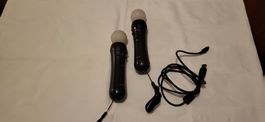 PS3/PS4/PS5 Move Controller inkl Original Ladekabel
