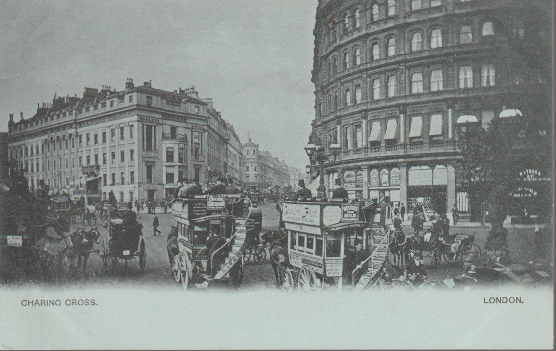 Ansichtskarten: old UK Postcard LONDON CHARING CROSS  B. & D. ak – Gebraucht aus Vezia von Aquarius_Age
