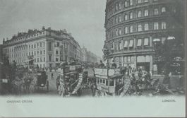 old UK Postcard LONDON CHARING CROSS  B. & D. ak
