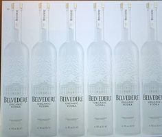 6 FLASCHE VODKA BELVENDERE ORGANIC
