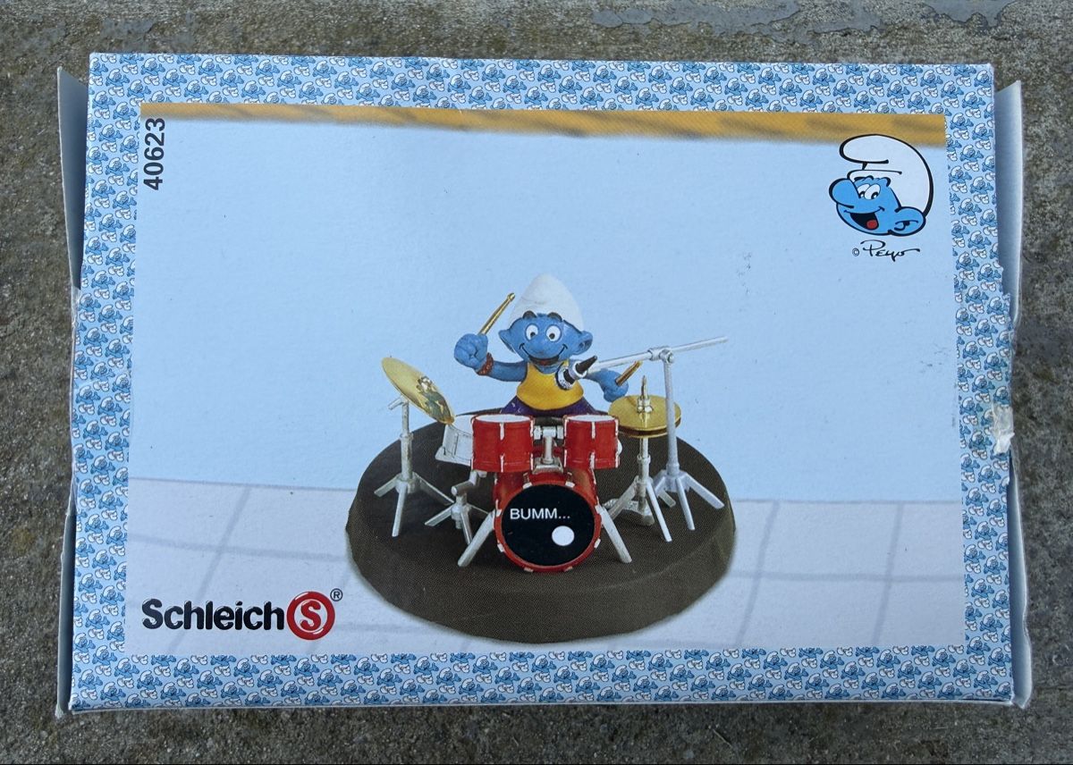 Schleich Statuette: Schleich Schlumpf Schlagzeug + Schlumpf Set – Nuovo e nell'imballaggio originale da Allschwil venduto da Collector.Shop.Swizz 1