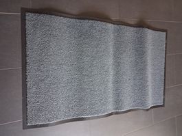 BODENMATTE BLAU DUNKELBAU GEGEN GRAU