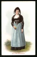 Bern, Simmenthal, Schweizerin in Tracht