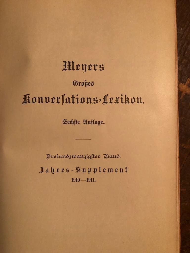 Libri: Meyers Konversations-Lexikon, 6.Auflage – Usato da Winterthur venduto da habakuk007 7