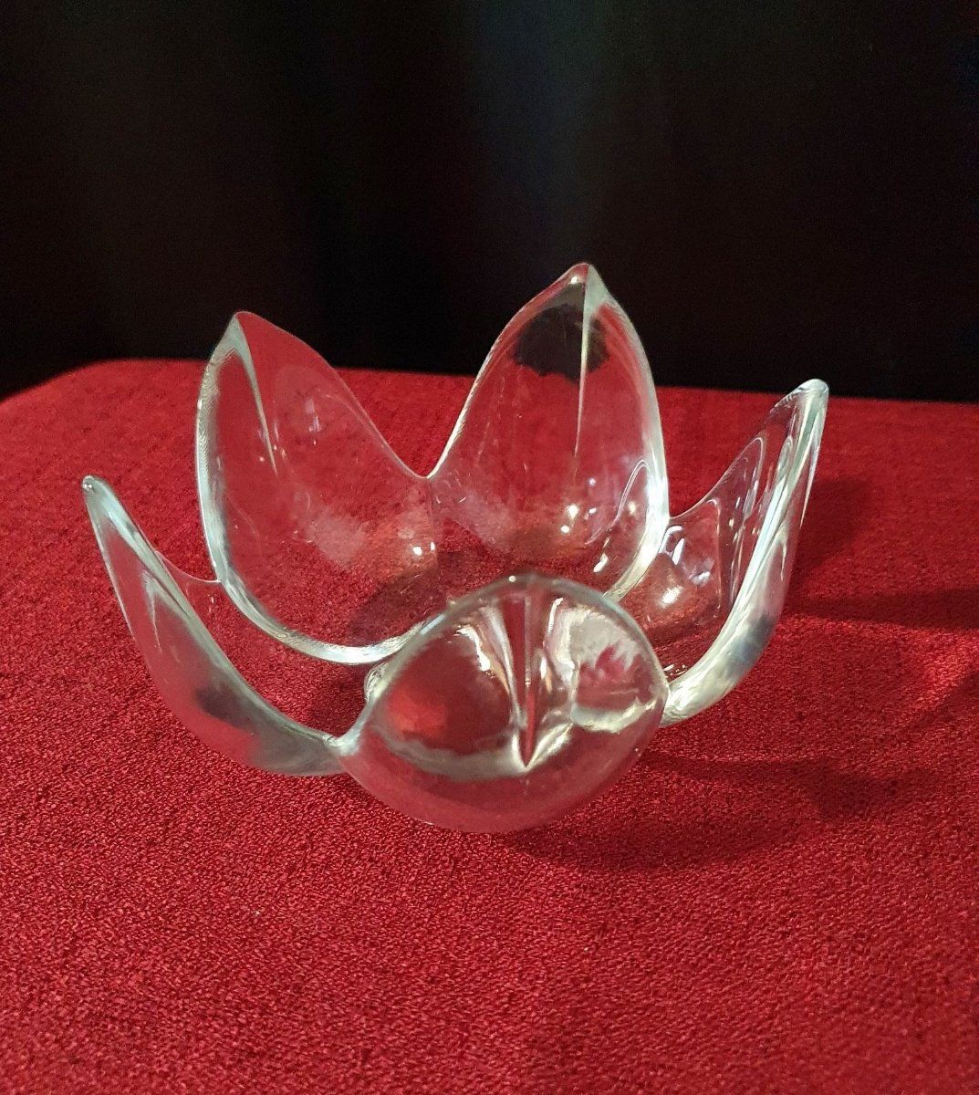 Bicchieri: Glasschale in 5 blättrigen Blumenform – Usato da Abtwil AG venduto da MaVo.0710 2