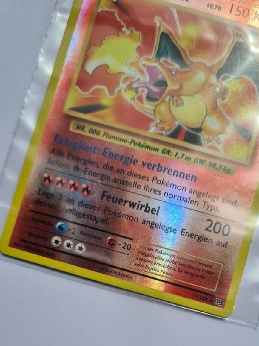 Pokémon Carte collezionabili: Pokemon, Glurak 11/108, Holo Edition, 2016 – Nuovo (secondo la descrizione) da Winkel venduto da Heuresis 3