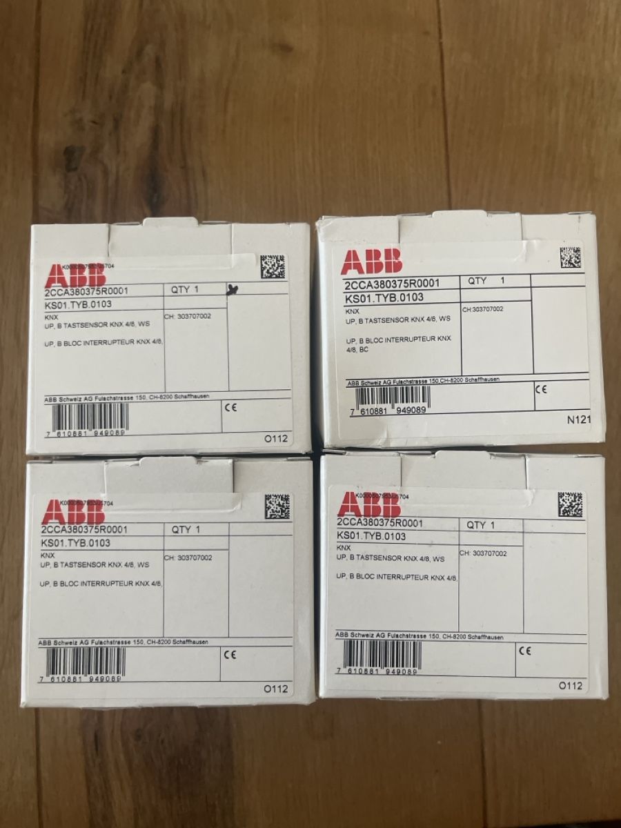 ABB Interrupteurs: ABB SIDUS KNX Tastsensor 4/8 KS01.TYB.0103 – Neuf (Voir description) à Zürich par ila_nbb6