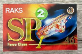 Raks SP1 46 Minuten Typ I Ferro Kassetten OVP 10 Stück