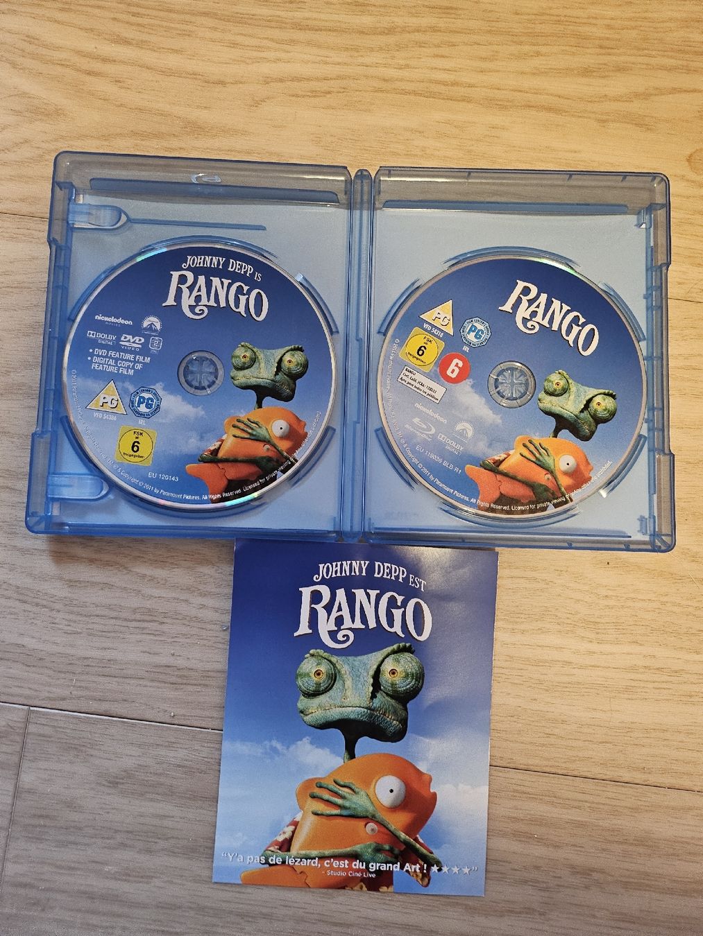 Alle DVDs: Rango - Combo Blu-ray + DVD - Film d'animation – Gebraucht aus La Joux FR von car_ck96 1