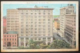 USA Savannah GA - Hotel Savannah - Ansichtskarte 1920er