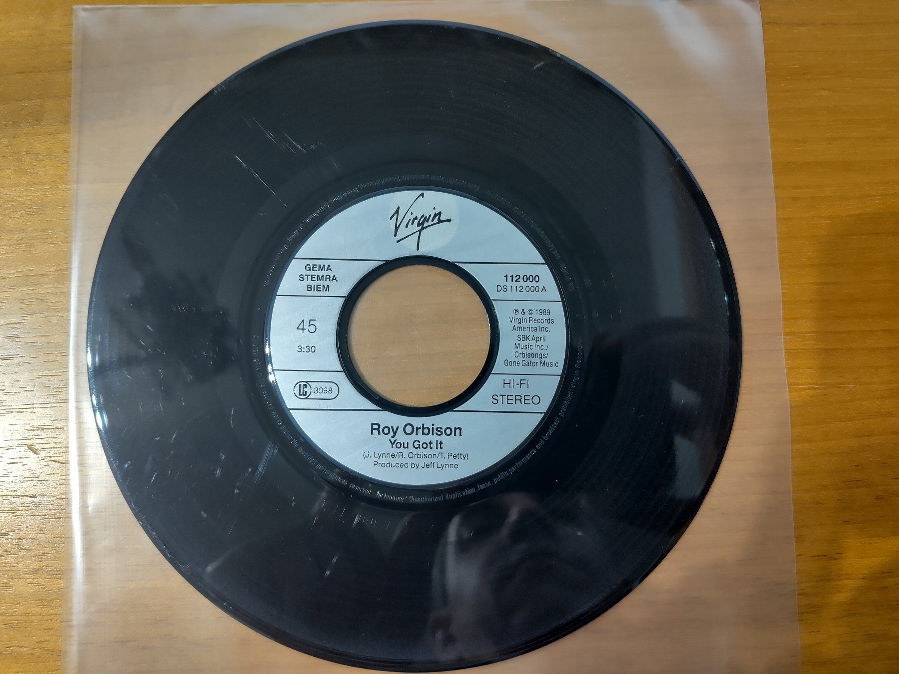 Dischi in vinile: VINYL SINGLE 7" ROY ORBISON - YOU GOT IT – Usato da Landquart venduto da Chrigi88