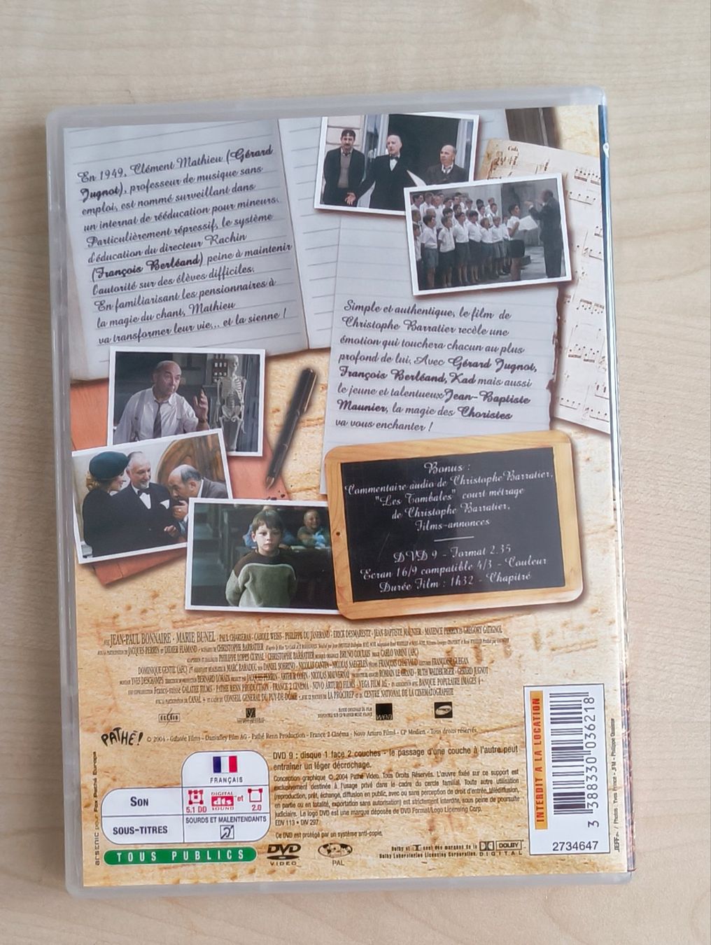 Tutti i DVDs: Les choristes - Christophe Barratier - DVD – Usato da Sion venduto da dor_8hwv 1
