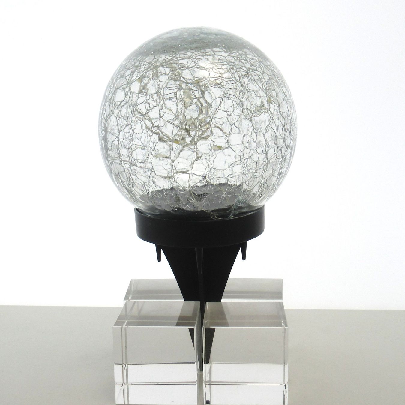 Lampade: Gartenbeleuchtung mit gekrakeltem Glas Solar – Nuovo (secondo la descrizione) da Stein am Rhein venduto da Vitrum8260 2