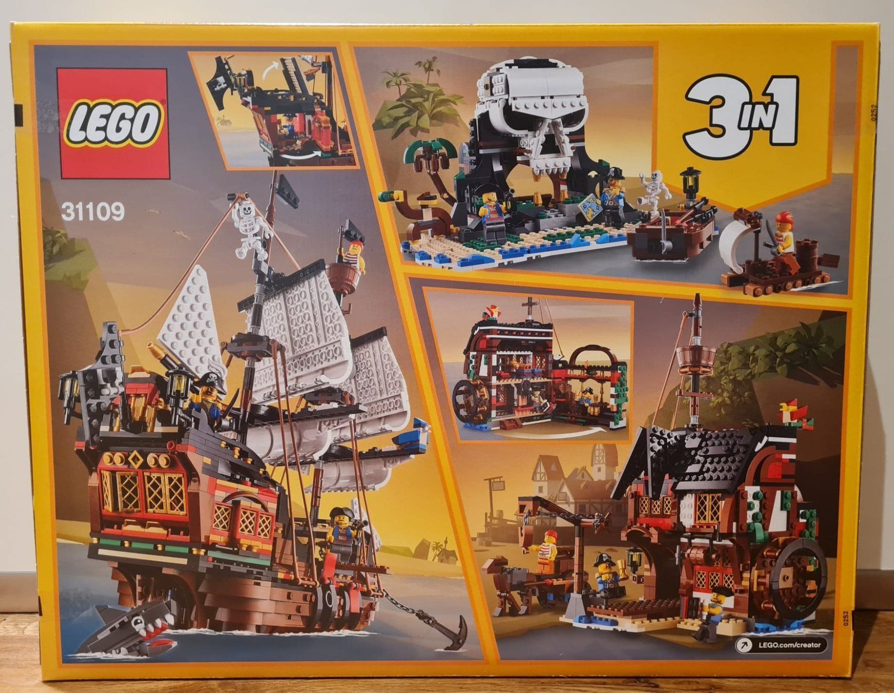 Lego Spielzeuge: LEGO Creator Piratenschiff 31109 – Neu und originalverpackt aus Hinteregg von BrickHeaven 1