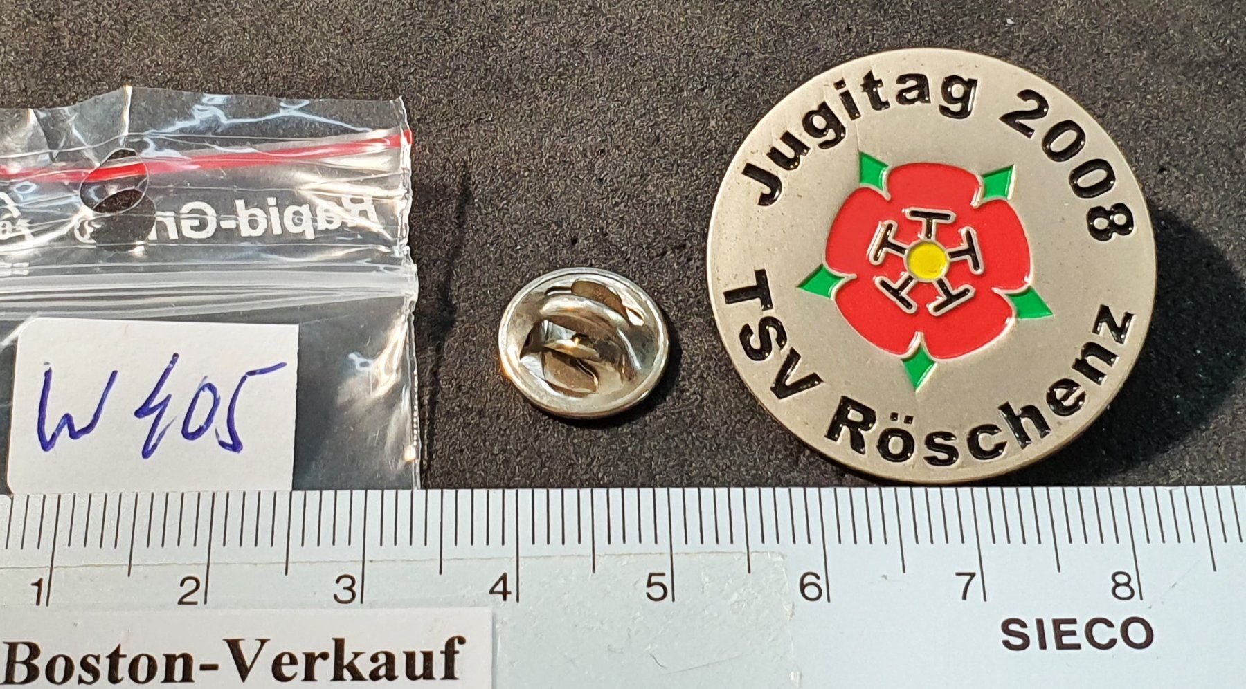 Placchette & Badge: W405 - Pin Jugitag 2008 TSV Röschenz – Usato da Reinach BL venduto da Boston-Verkauf 1