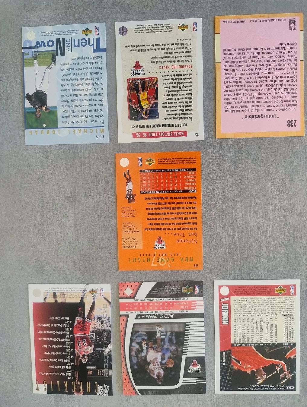 Nba Sammelbilder & Trading cards: NBA 7 cartes de Michael Jordan – Neu (gemäss Beschreibung) aus Martigny von julionix 8