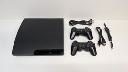 PlayStation 3 Slim mit 2 Controller