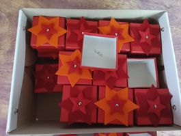 Adventskalender zum Befüllen, rot, Top Zustand, 24 Stk.