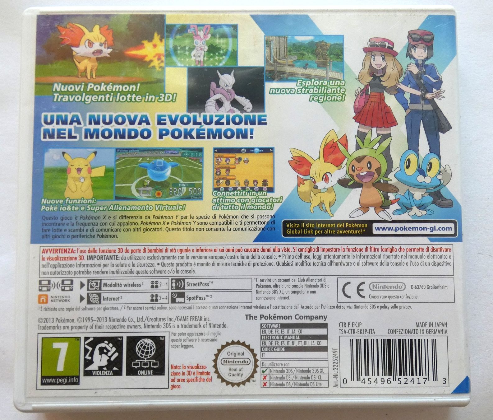 Pokémon Giochi: Nintendo 3DS - POKEMON X – Usato da La Sarraz venduto da classicworldcoins 1