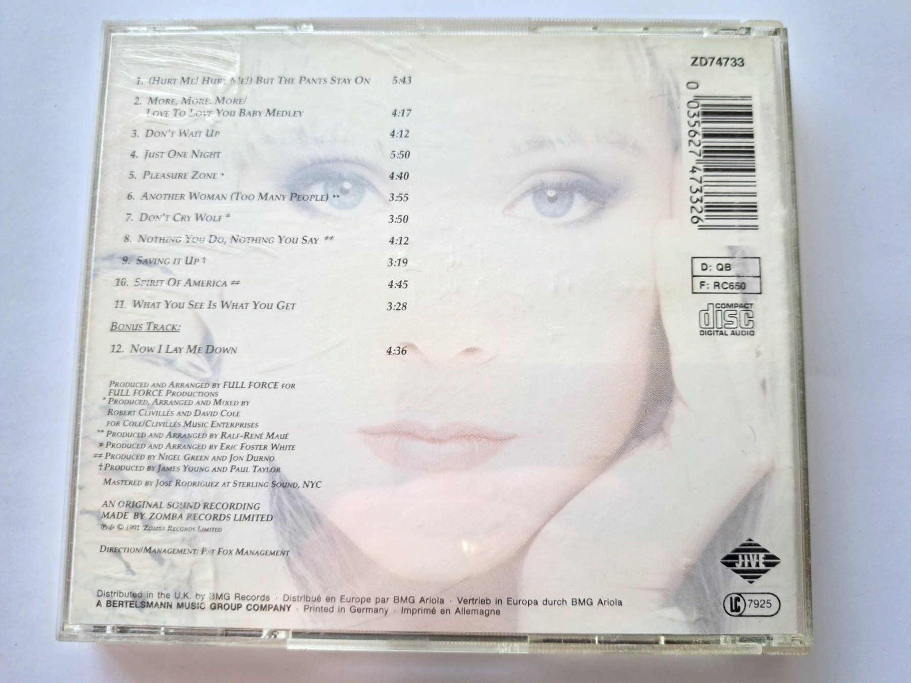CDs: CD Samantha Fox – Just One Night – Gebraucht aus Pully von bro_n52j 2