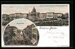 Litho Bern, Parlamentsgebäude, Bundesga