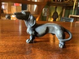 Antike Biedermeier Brienzer Schnitzerei Dackel Dachshund
