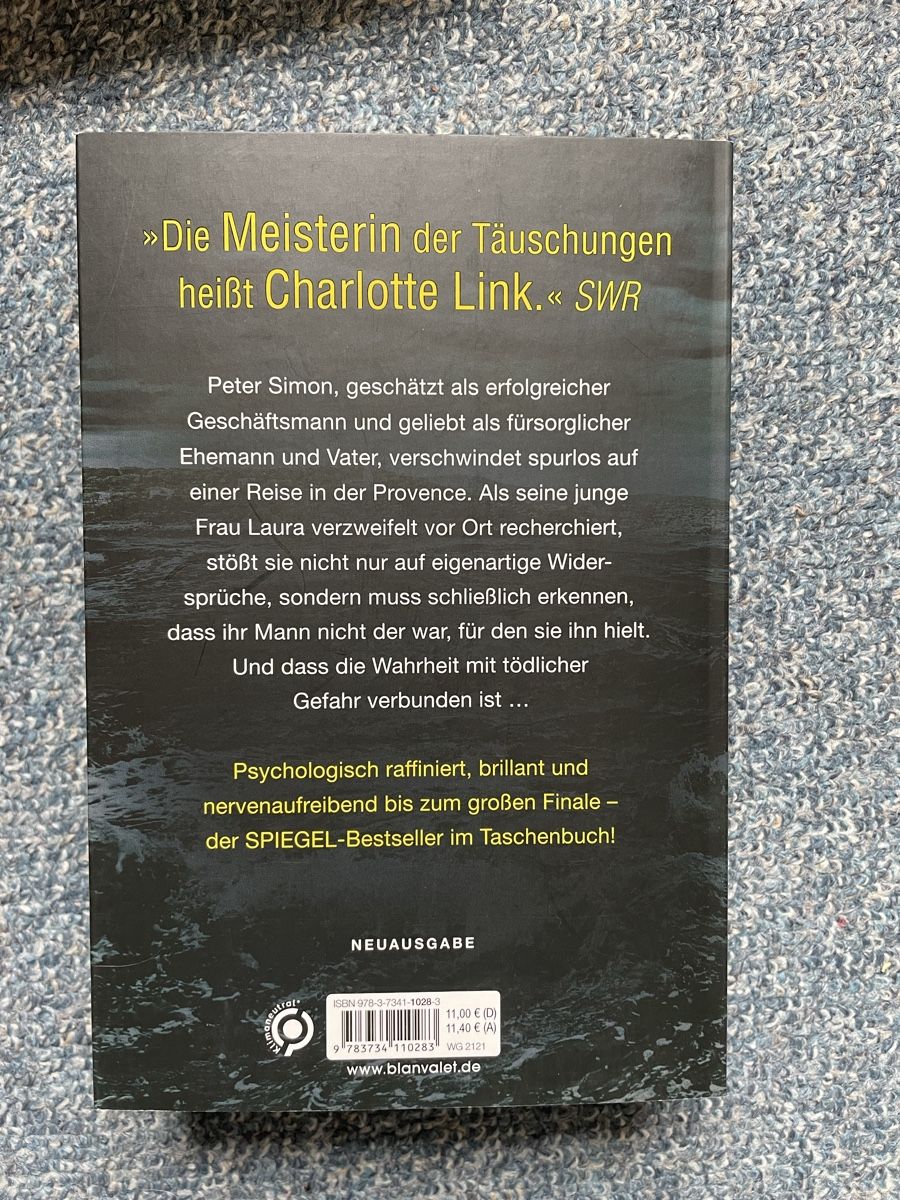Libri: Die Täuschung - Charlotte Link – Nuovo (secondo la descrizione) da Langendorf venduto da sven06 1