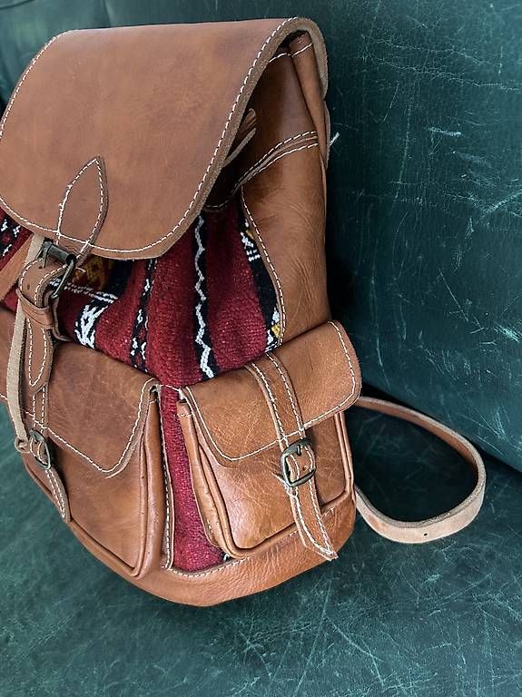 Zaini: Lederrucksack vintage  – Nuovo e nell'imballaggio originale da flims dorf venduto da schmetterling61281 1