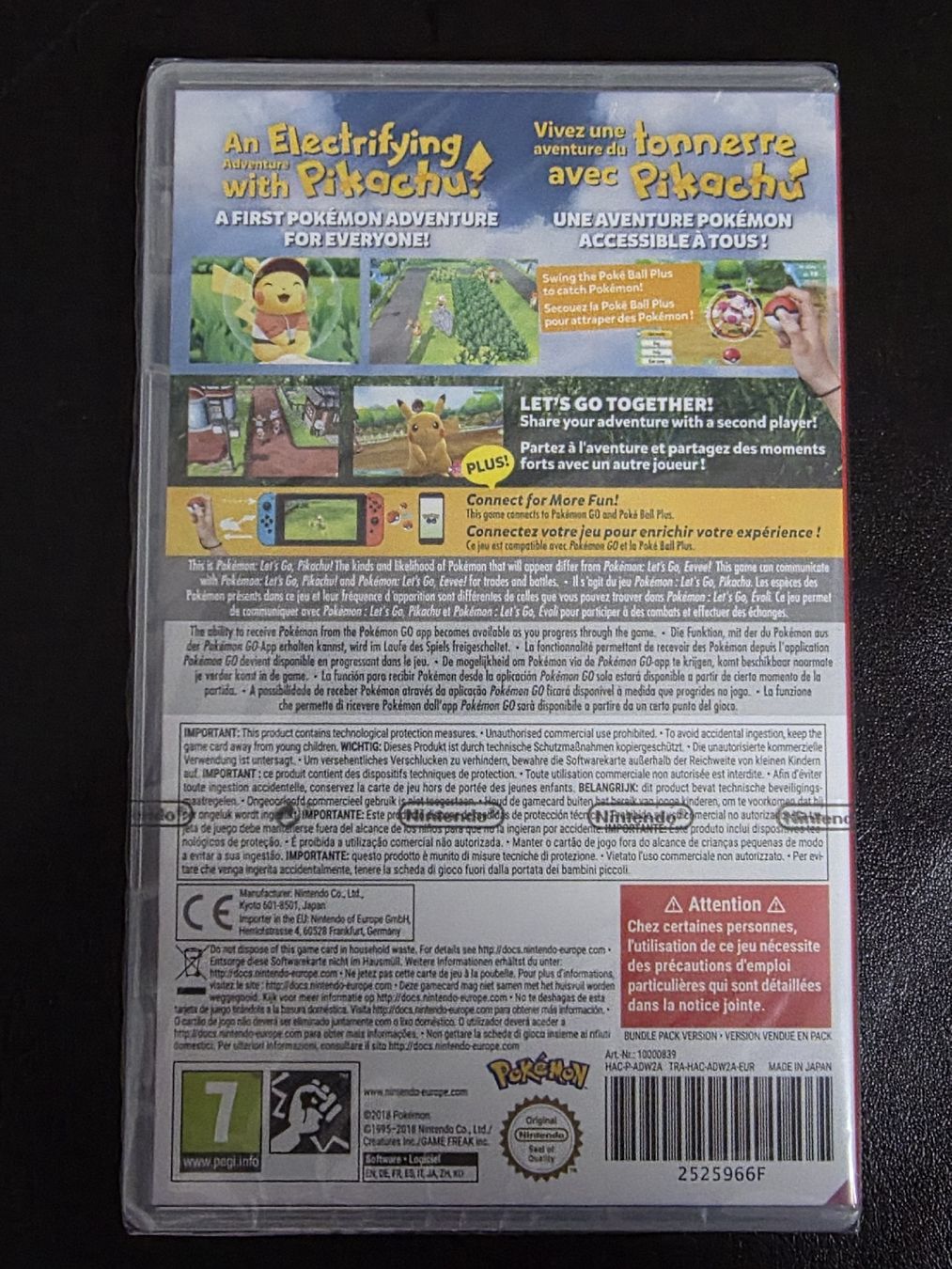 Pokémon Giochi: POKÉMON LET'S GO PIKACHU | SEALED – Nuovo e nell'imballaggio originale da Bellinzona venduto da egemon 1