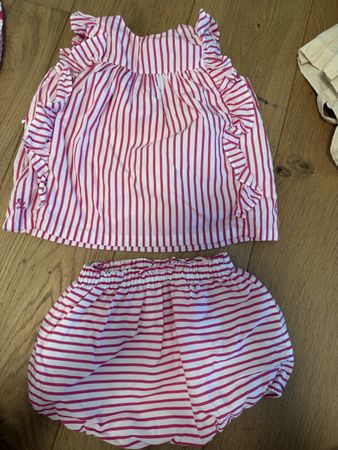 Ralph Lauren Baby Girl Striped Outfit, 18 Months