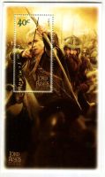 Block "Der Herr der Ringe". Neuseeland.