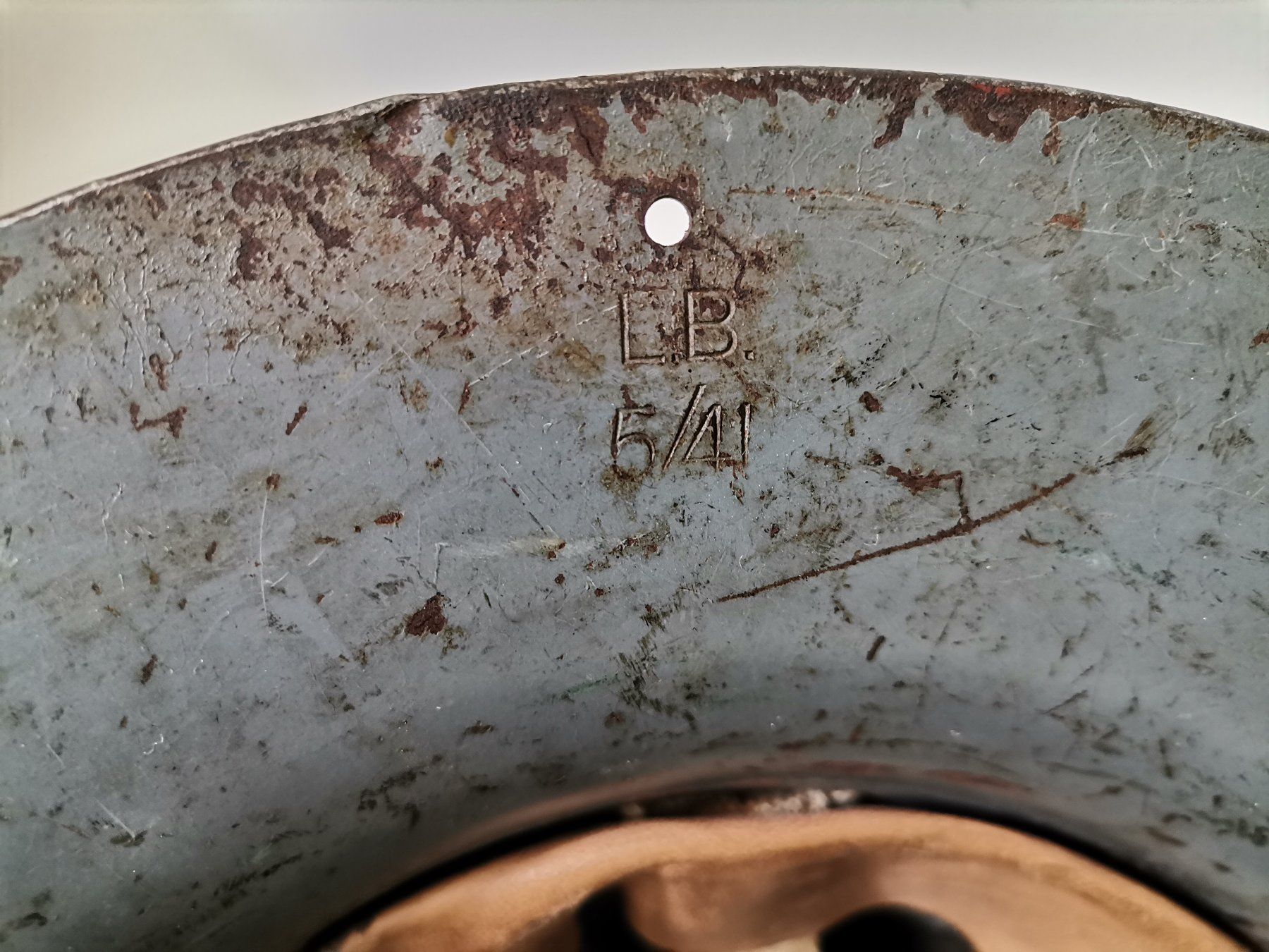 Uniformi & Effetti personali: Casque anglais défense passive Zuckerman WW2 – Usato da Onex venduto da Neimad7 6