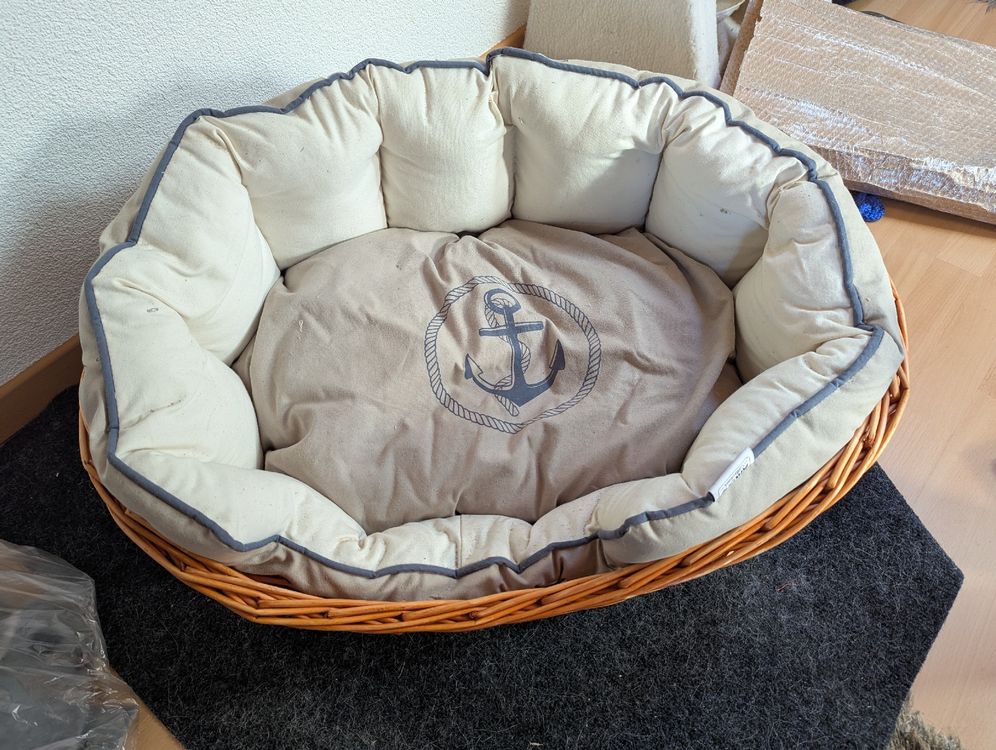 Retro-Tiersofa Velvet Für Hunde & Katzen – Mit Kissen, Größe 2 (ca. 103x60x50 Cm), Petrol, Made In Germany