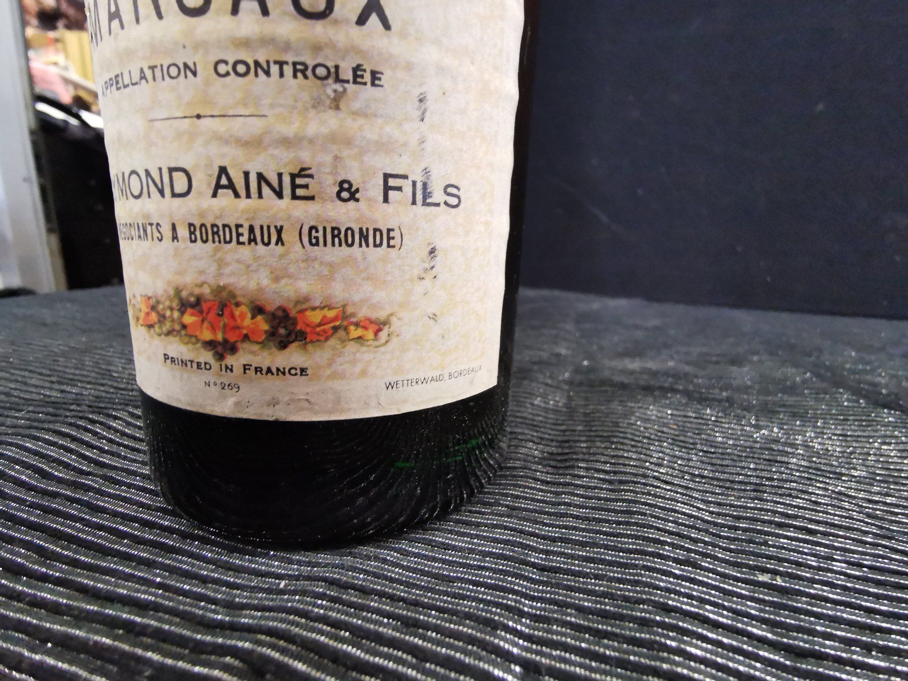 Vino: MARGAUX 1957 – Nuovo (secondo la descrizione) da Genève venduto da Leboucheoreilles 7