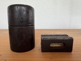 ALTE WASSERWAAGE IN HOLZBOX - RARITÄT