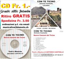 TICINO CD con NUOVE CANZONI