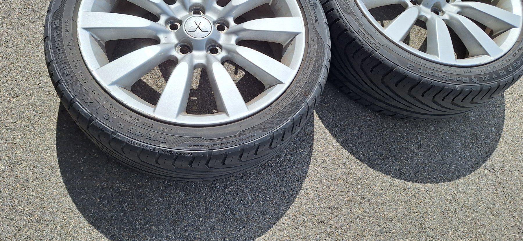 Mitsubishi Pneumatici & Ruote complete: Räder 215/45 R18 Mitsubishi Lancer – Usato da Arbon venduto da Kbrluz 1