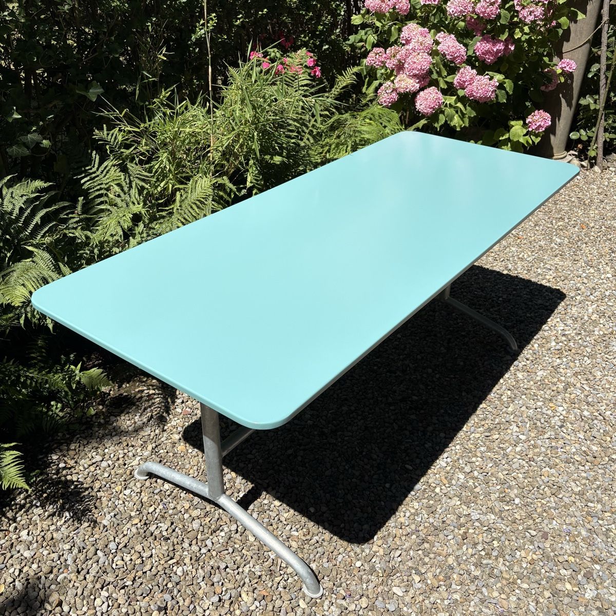Tavoli: Grosser Gartentisch Klapptisch Blechtisch Balkontisch – Nuovo (secondo la descrizione) da zürich venduto da Fourstar0 8