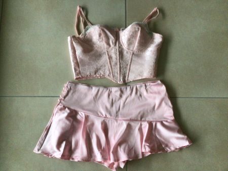 zweiteiliges Set in Rosa Gr. S