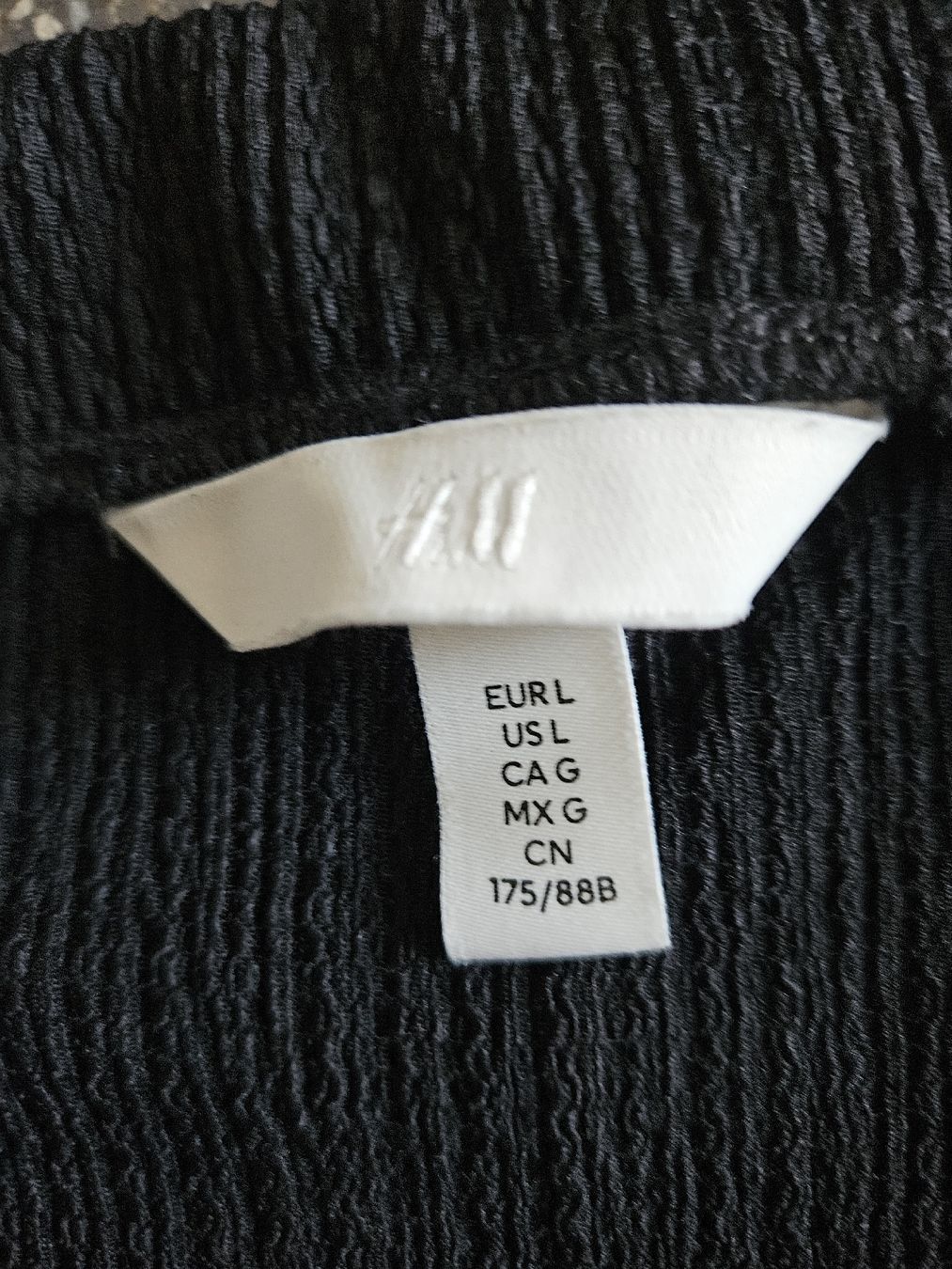 H&M Gonne: H&M Rock Wickeloptik Schwarz Groesse L  – Nuovo (secondo la descrizione) da Anwil venduto da tamoos 3
