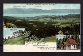 Gruss v. St. Anton AI, 1903, ʘ Oberegg+Glarus+zum Alpenhof