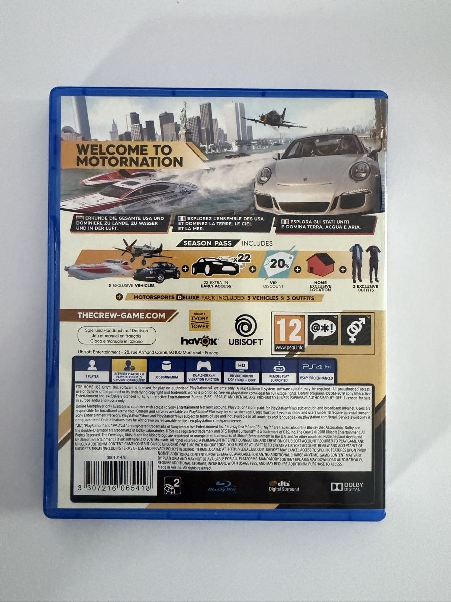 Sony Spiele: The Crew 2 Ps4 Game – Gebraucht aus Hendschiken von Jamie2006 1
