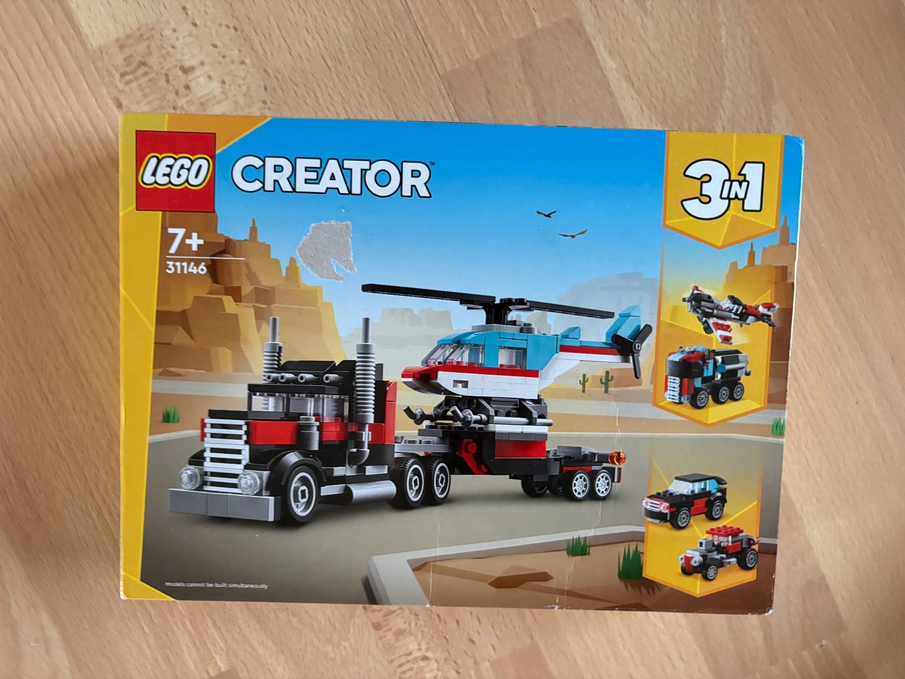 Lego Spielzeuge: Lego Creator 3in1 Tieflader mit Hubschrauber – Gebraucht aus Buchs AG von muhmuh2013