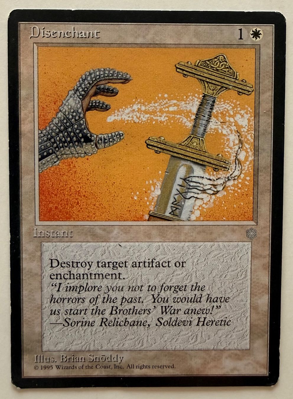 Cartoline: MTG - Disenchant – Usato da Zürich venduto da T_H_O_M_A_S