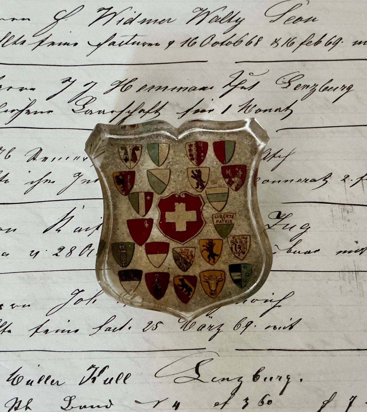 Verres: ANTIKER BRIEFBESCHWERERÀ – D'occasion à Zell LU par Silvermemory 1