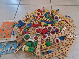 Jeu de construction en bois