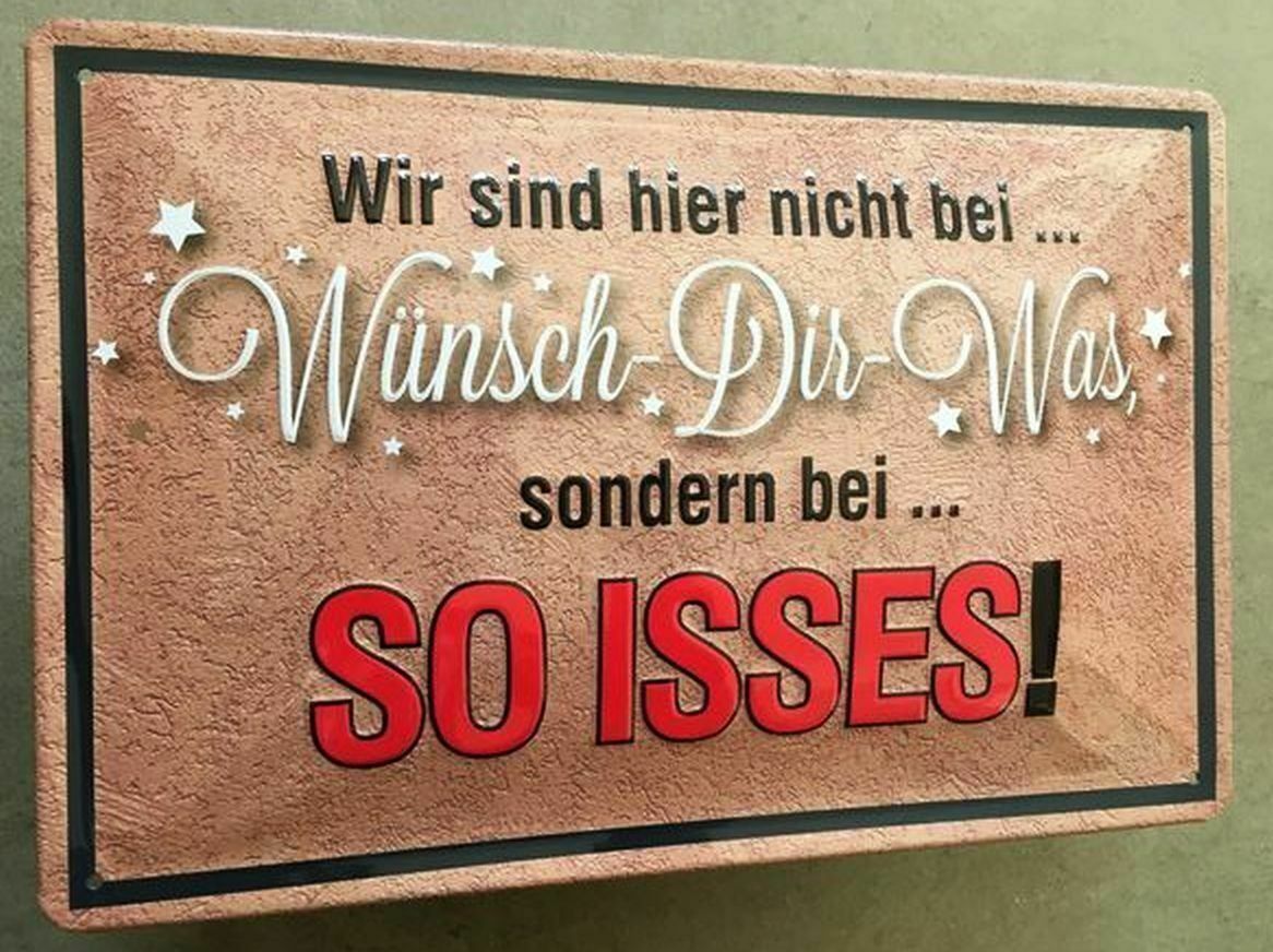 Ecriteaux: Blechschild 3D-WÜNSCH DIR WAS – Neuf avec emballage d'origine à Rupperswil par big-one-sale
