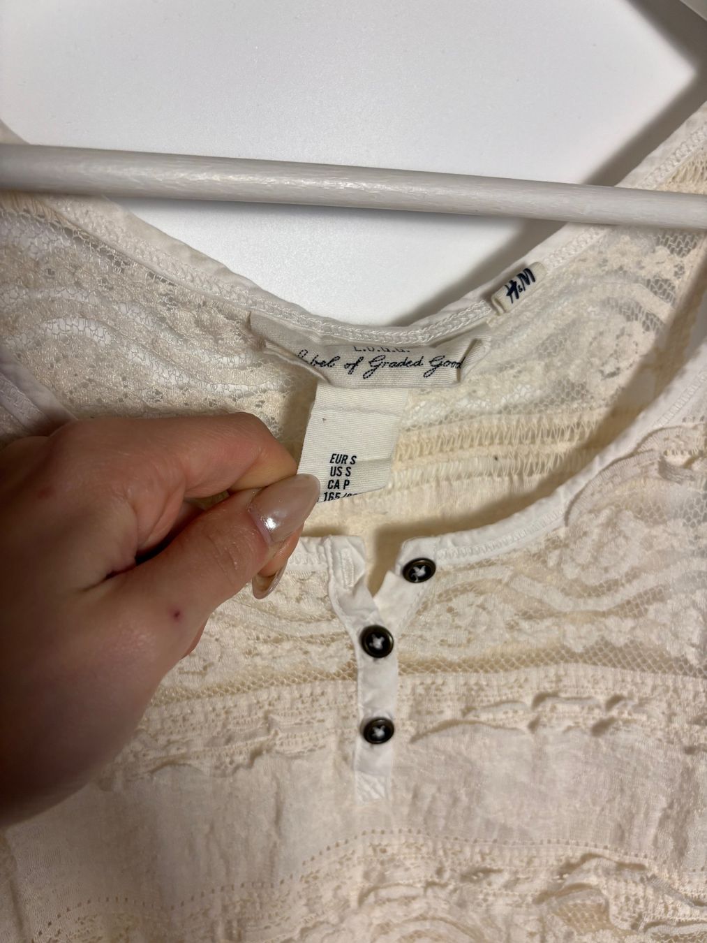 Top: vintage lace top – Usato da Leissigen venduto da lamooniade 2