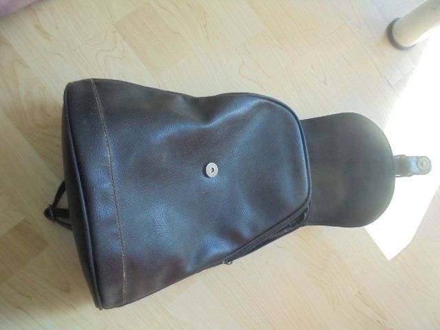 Zaini: Rucksack Schwarz Leder – Usato da Hinwil venduto da Glasperlen 6