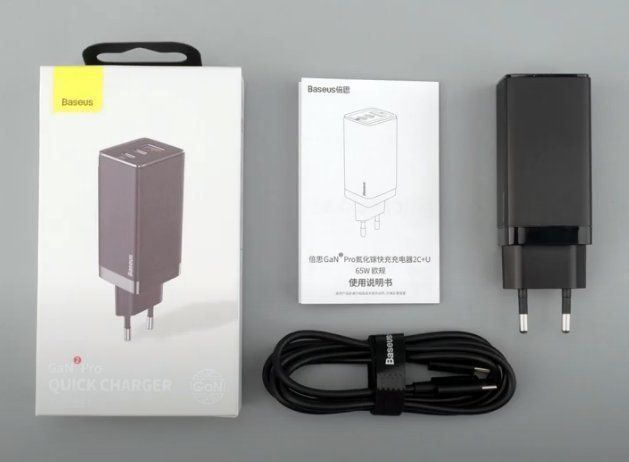Baseus Caricabatterie: Baseus GaN Chargeur rapide 65W iphone 15 macbook – Nuovo e nell'imballaggio originale da Morges venduto da DigiAC 6